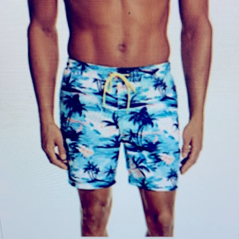 Club Room Mens Palm Tree Scene